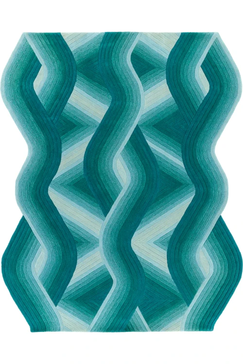 Dywan Flow Aqua Tolulemonde