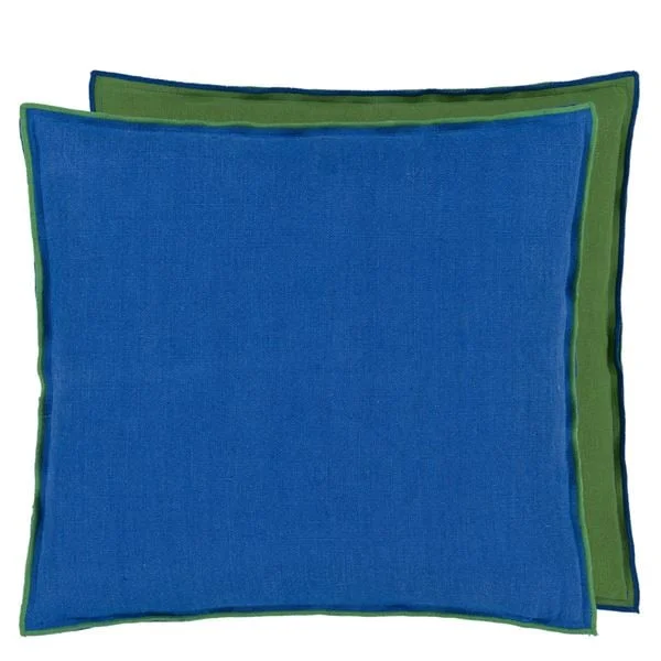 Brera Lino Lagoon & Emerald Cushion 43 x 43cm CCDG1629