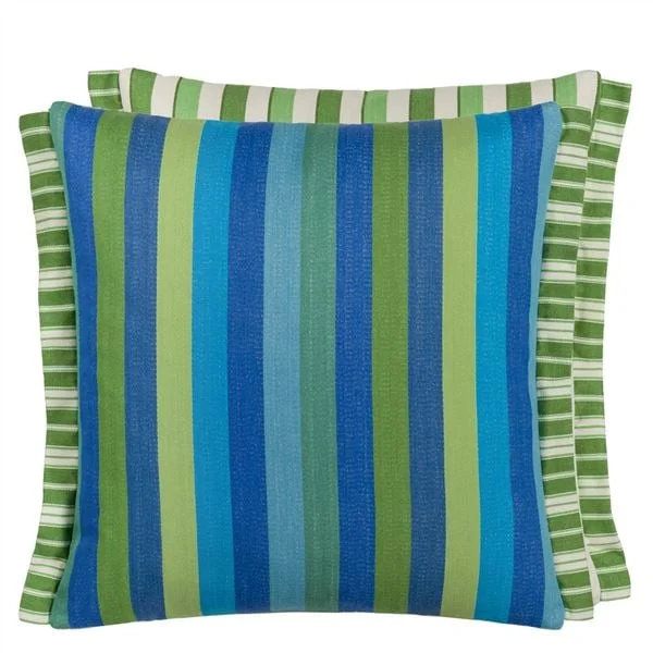 Cork Street Stripe Cobalt Cushion 43 x 43cm CCDG1611