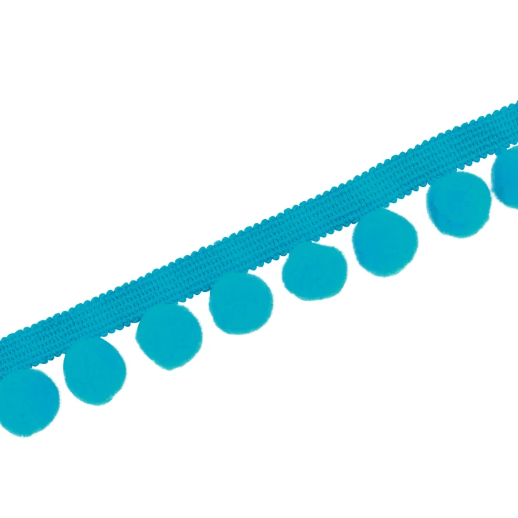 Tkanina Pom Pom Braid Turquoise T79/03