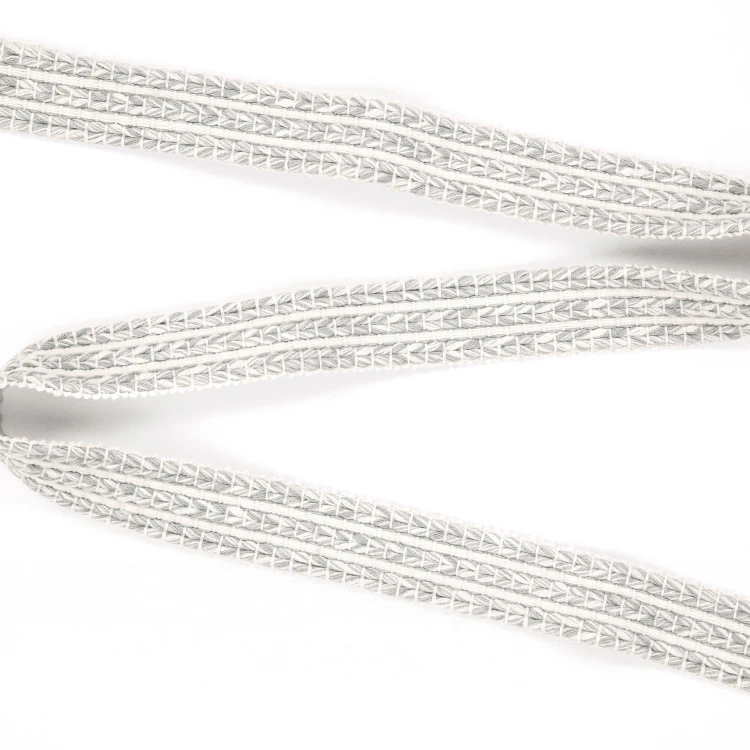 Tkanina Twill Tape Silver T88/04