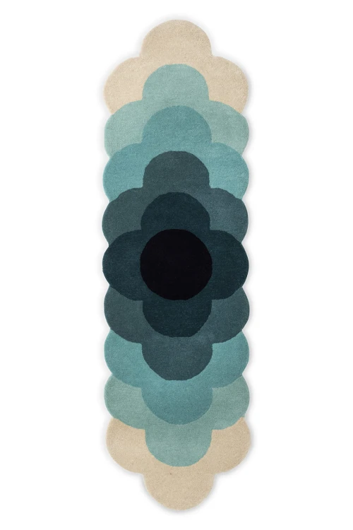 Optical Flower Teal 061207