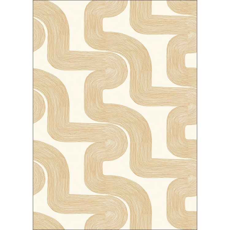 Mural CURVING LINES BEIGE Caselio 104771003, 104771004, 104771005