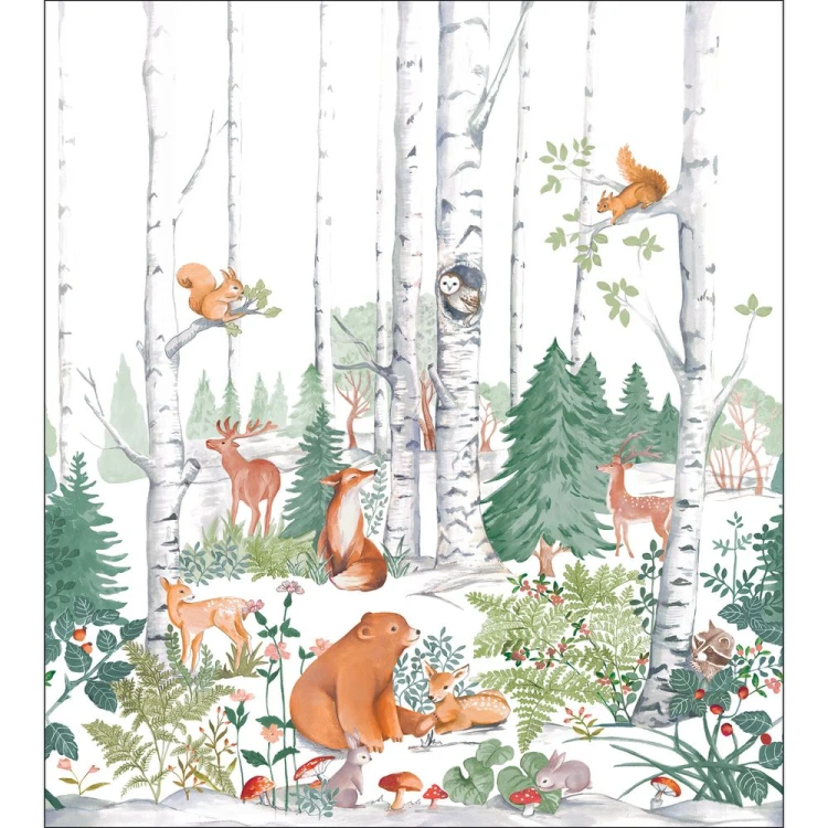 Mural ENCHANTED WORLD VERT Caselio 104817001, 104817002, 104817006