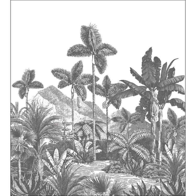 Mural EXOTIC & IDYLLIC NOIR Caselio 104869501, 104869502, 104869506