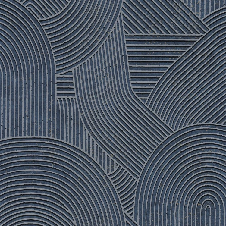 Tapeta JARDIN DES PIERRES BLEU ENCRE Casadeco 88756819