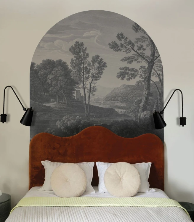Tapeta w kształcie łuku Arch Ancient Riverside Grove Wallcolors ARCH-9106