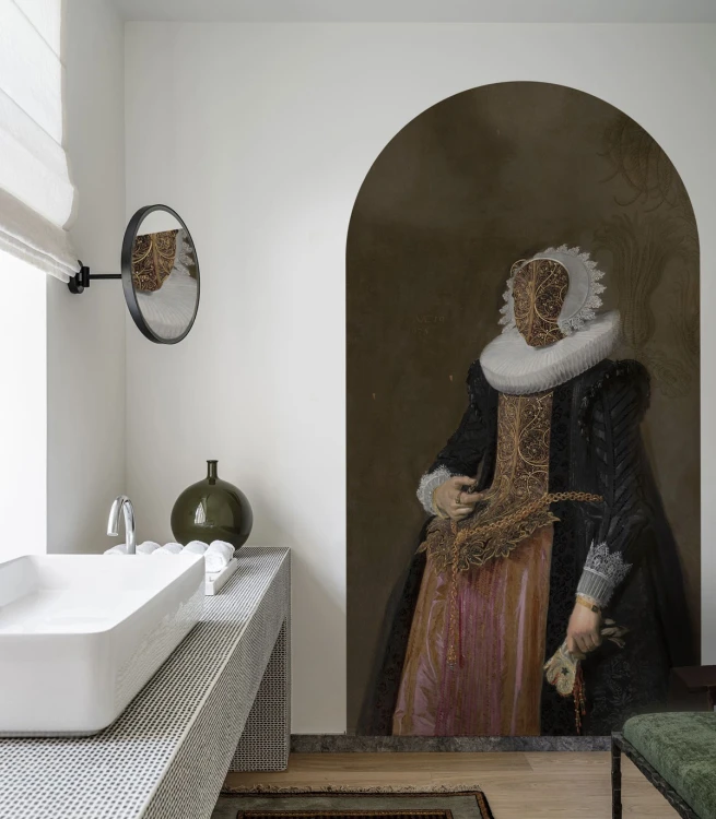 Tapeta w kształcie łuku Arch Baroque Lady Wallcolors ARCH-9295