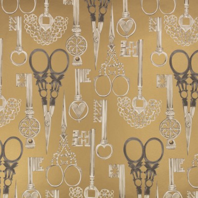 Roxanne Wallcovering Vintage Gold