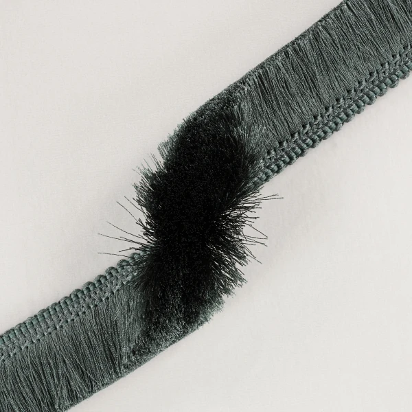 Brush Fringe Smoky Blue