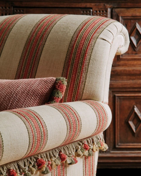 Tkanina Gilbert Stripe by Colefax and Fowler F4891