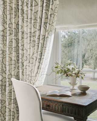Tkanina Leaf Damask by Colefax and Fowler F4825