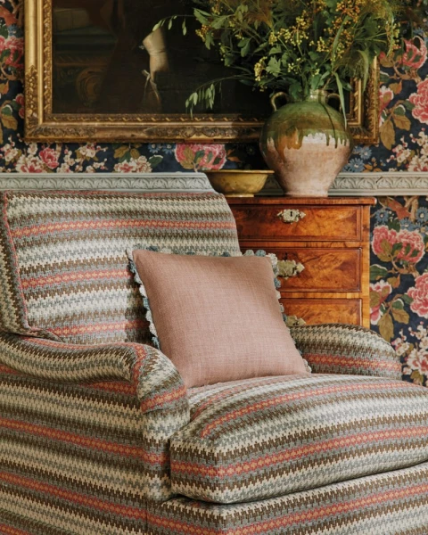 Tkanina Radcot Stripe by Colefax and Fowler F4892
