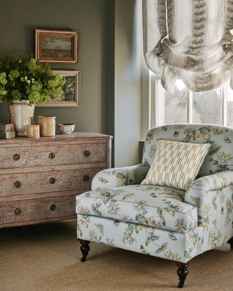 Tkanina Westbrook by Colefax and Fowler F4823