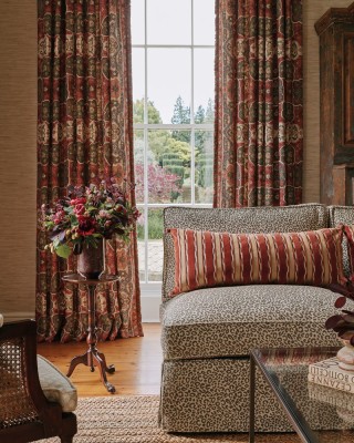 Tkanina Baxter by Colefax and Fowler F4886
