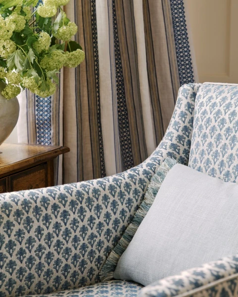 Tkanina Bampton by Colefax and Fowler F4888