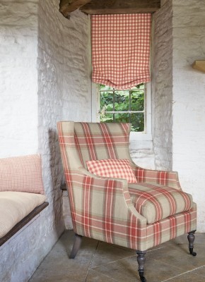 Tkanina Lamorna Check by Colefax and Fowler F4761