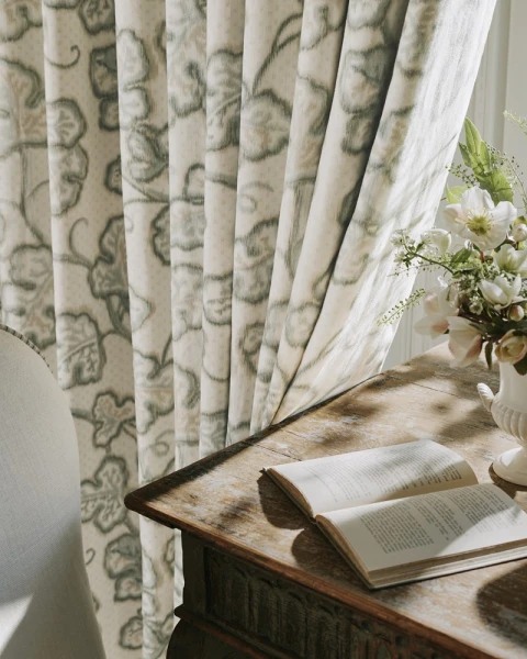 Tkanina Leaf Damask by Colefax and Fowler F4825