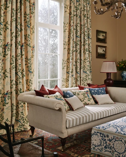 Tkanina Romaine Stripe by Colefax and Fowler F4838