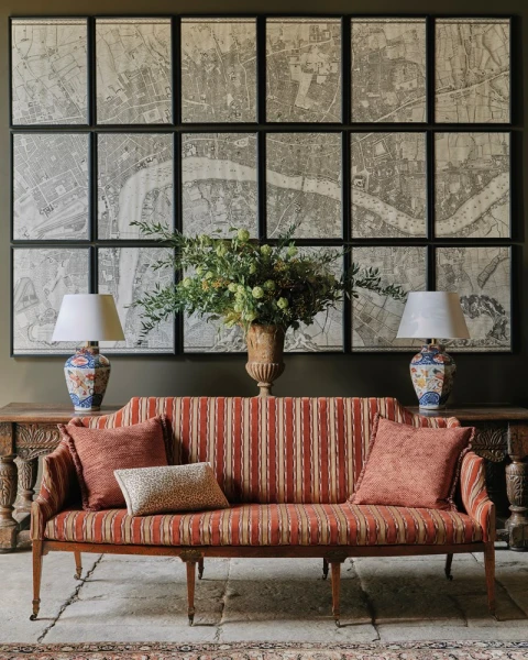 Tkanina Almeria by Colefax and Fowler F4895