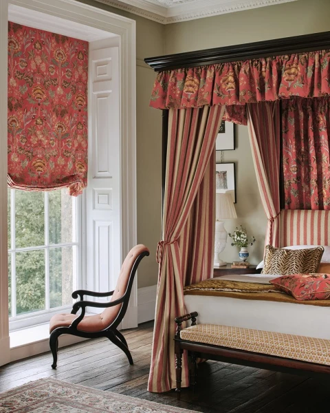 Tkanina Dianthus by Colefax and Fowler F4849
