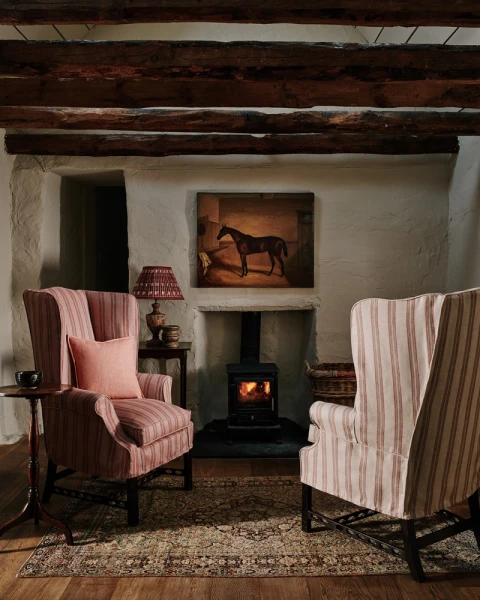 Tkanina Melcombe Stripe by Colefax and Fowler F4829