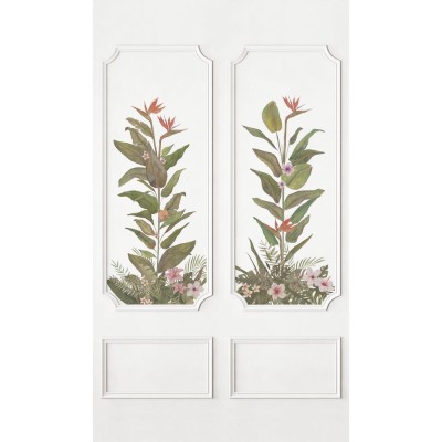 Mural ECLAT TROPICAL VERT FEUILLE Casadeco 201427492 1