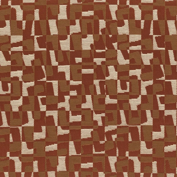 Tkanina GANDIN ROUGE TERREUX Casamance 83800440 1