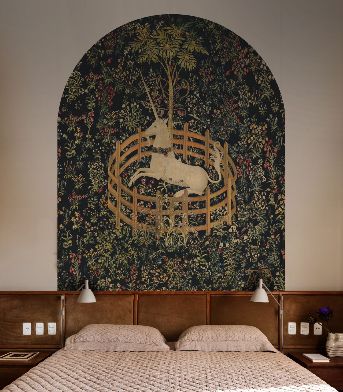 Tapeta w kształcie łuku Arch Unicorn Wallcolors ARCH-9154