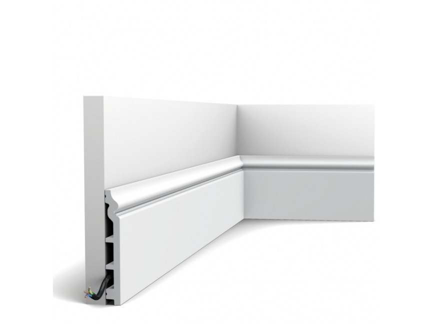Listwa przypodłogowa SX118-RAL9003 ORAC 5414433019884