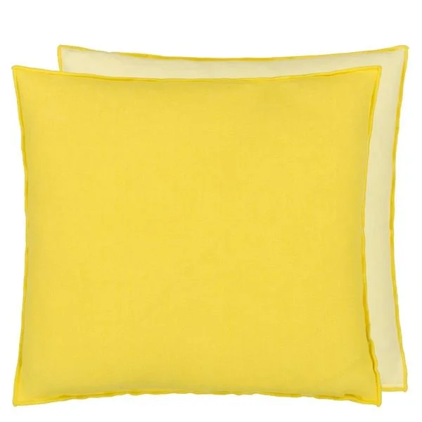 Brera Lino Mimosa & Primrose Cushion 43 x 43cm CCDG1543