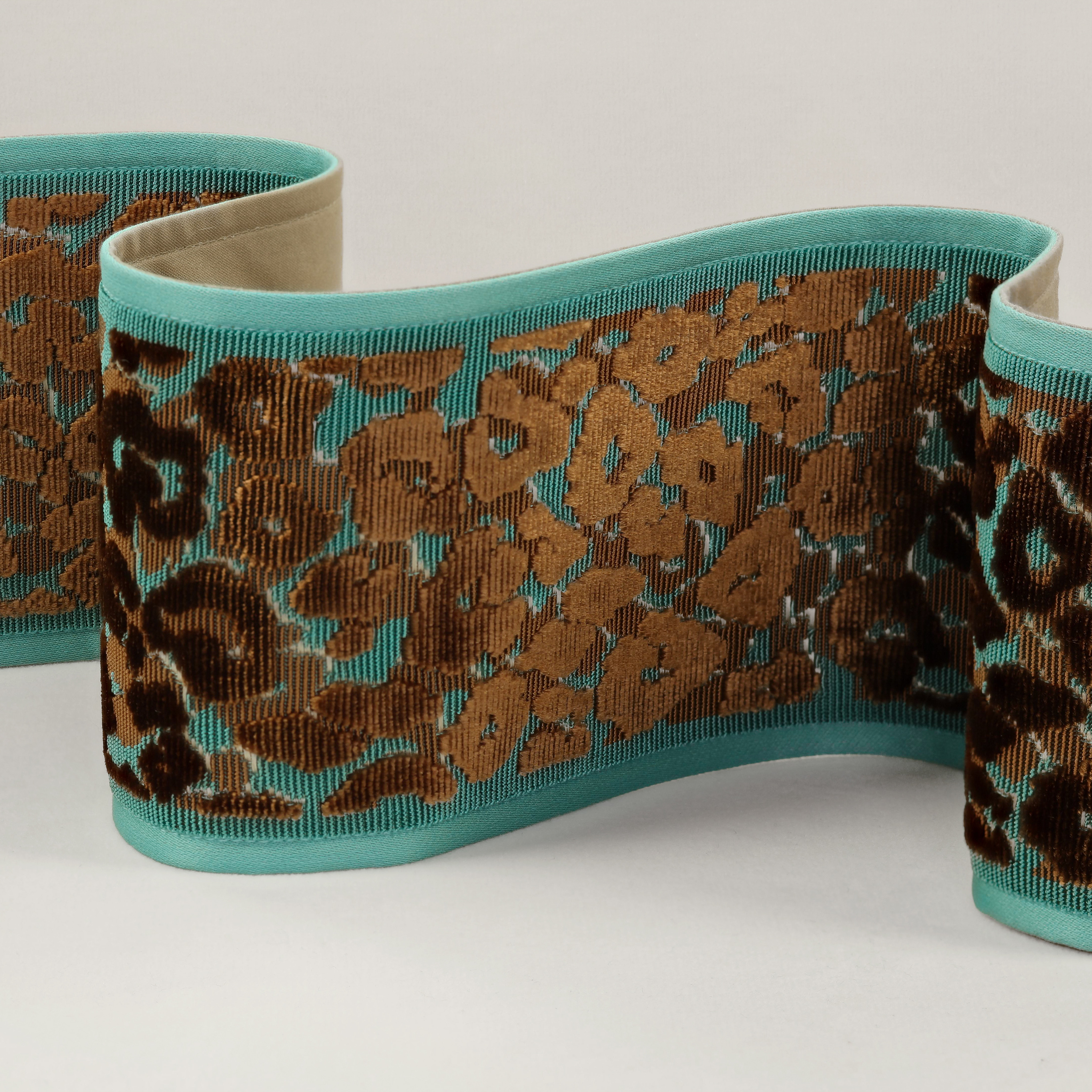 Tkanina Leopard Velvet Braid Aruba T115/02