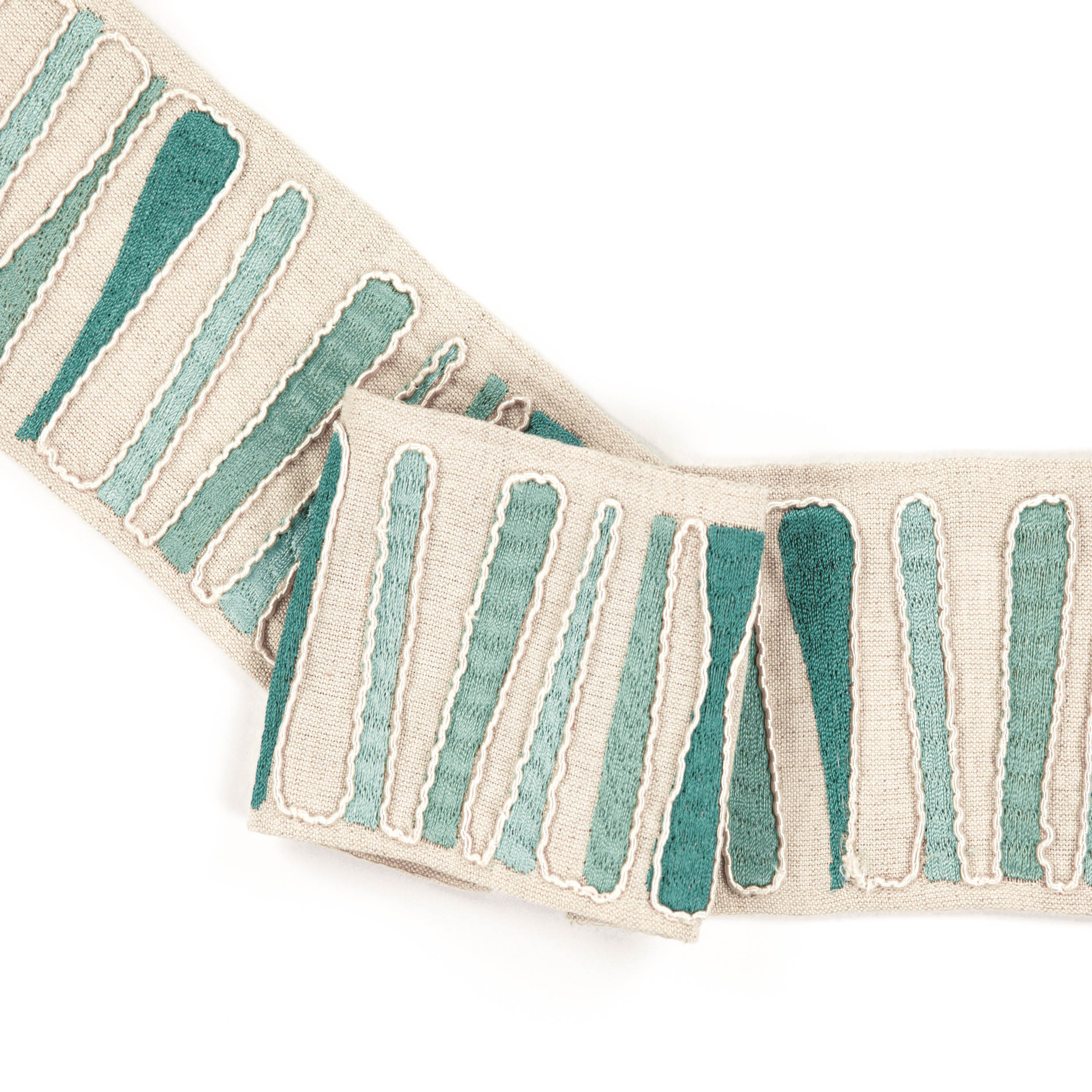 Tkanina Abstract Border Serpentine T106/01