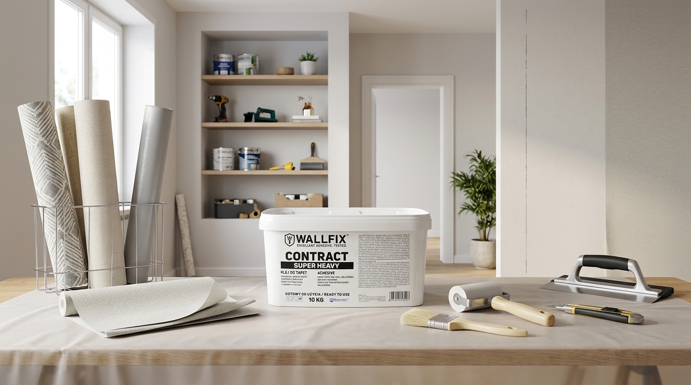 Gotowy klej do tapet - Wallfix Contract Super Heavy 10 kg
